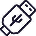 USB port icon