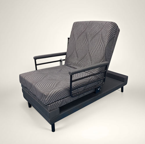 Independence Chair Bed shown in standing-assist position